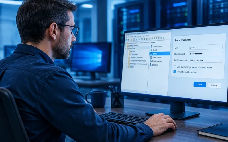 active directory password reset guide