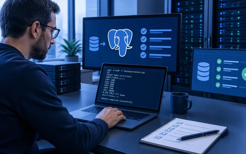 postgresql backup restore test