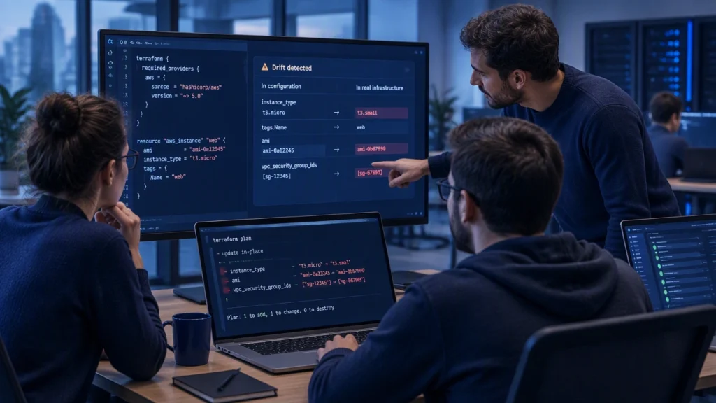 Quản trị hệ thống: Phát hiện và sửa chênh lệch cấu hình Terraform trong nhóm