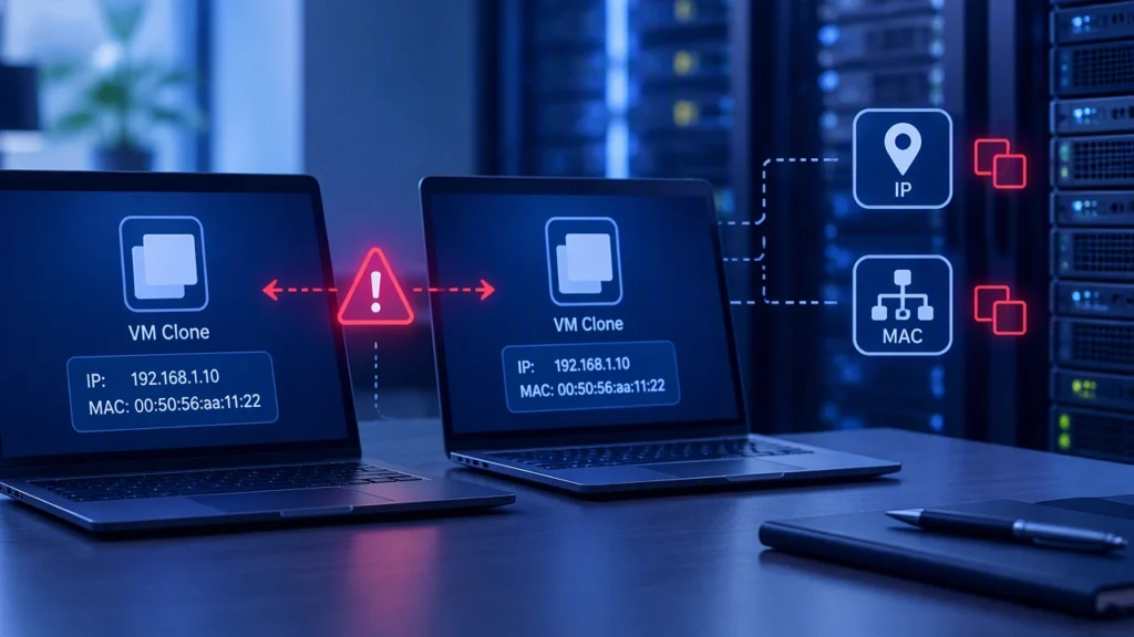 Sửa xung đột IP và MAC sau khi sao chép máy ảo VMware — Quản trị hệ thống
