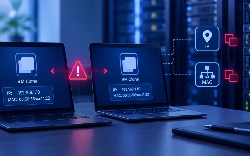 vmware clone network conflict